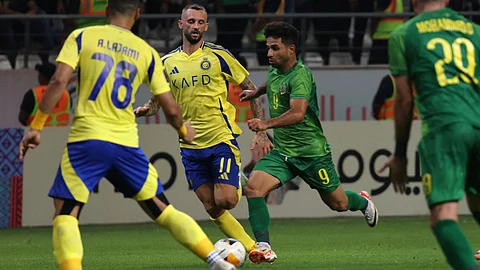 جانب من لقاء النصر والشرطة العراقي