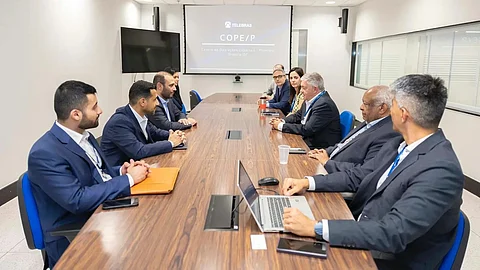 محمد التميمي يلتقي عددًا من مسؤولي شركة تليبراس بالبرازيل