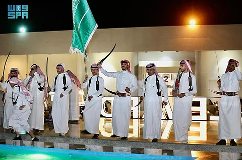 الفنون الشعبية.. علامة مميزة أثناء احتفالات الباحة باليوم الوطني الـ94