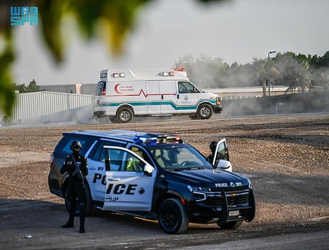 الخدمات الطبية بوزارة الداخلية تشارك في فعالية "عز الوطن 3"