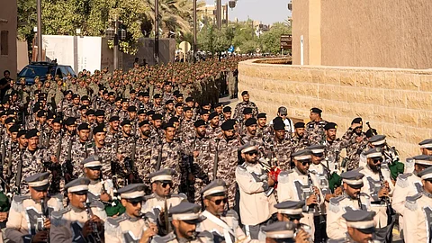 "الداخلية" تشارك بعروض عسكرية في الدرعية احتفاء باليوم الوطني الـ"94"