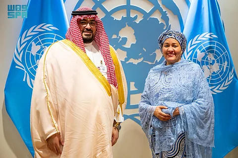 "الإبراهيم" يبحث مع نائب أمين الأمم المتحدة آخر التطورات الاقتصادية