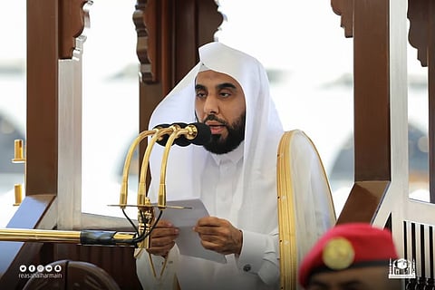 إمام وخطيب المسجد الحرام عبدالله بن عواد الجهني