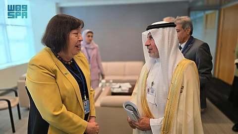 الربيعة يلتقي الممثلة الخاصة للأمين العام للأمم المتحدة المعنية بالأطفال والنزاع المسلح