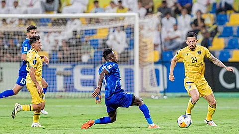 جانب من لقاء التعاون والقوة الجوية العراقي في دوري أبطال آسيا للنخبة 2