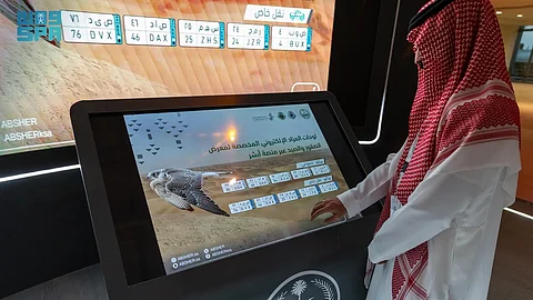 "المرور" يطرح لوحات مخصصة لمعرض الصقور والصيد السعودي 2024 عبر "أبشر"
