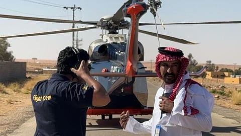 خلال 15 دقيقة.. الإسعاف الجوي بالجوف يُنقذ حياة مواطنة بعد تفعيل "مسار السكتة الدماغية"