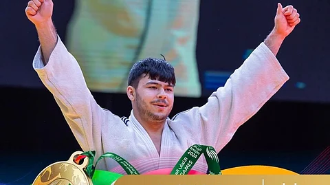 أبطال نادي وج يتألقون بحصد الذهب في منافسات الجودو بدورة الألعاب السعودية