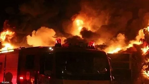 أرشيفية لحريق سابق في إيران