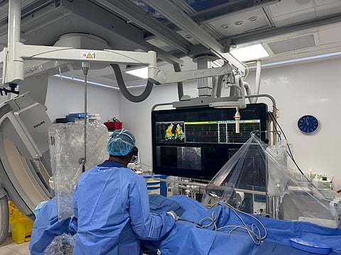 "سعود الطبية" تعالج حالتين من التسارع البطيني بتقنية ثلاثية الأبعاد