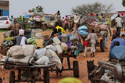 سودانيون ينزحون عن ديارهم إلى تشاد