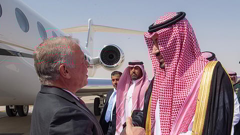 ملك الأردن يصل الرياض وفي استقباله سمو ولي العهد