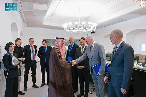 "الجبير" يستقبل سفراء دول الاتحاد الأوروبي لدى المملكة