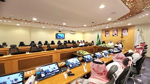 جانب من اللقاء الأول لبرنامج القيادة الواعدة بتعليم الطائف