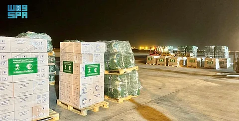الجسر الجوي الإغاثي السعودي إلى لبنان يتواصل بمغادرة الطائرة الإغاثية السادسة عشرة