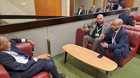 أمين "آركو" يلتقي في جنيف مستشار الأمين العام للهلال الأحمر الليبي