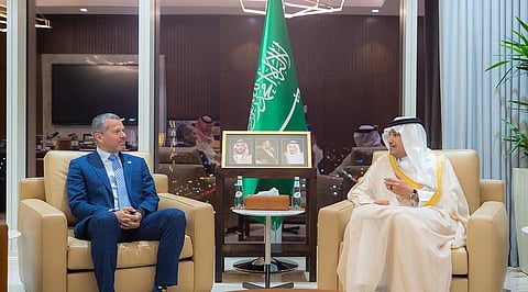 لحماية أمن الممرات.. "الجاسر" يتباحث مع أمين المنظمة البحرية الدولية