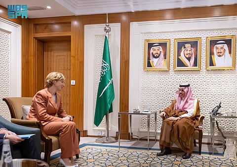 وزير الخارجية يستقبل مستشارة الرئيس الفرنسي ويبحثان المستجدات الإقليمية بما في ذلك تطورات غزة ولبنان