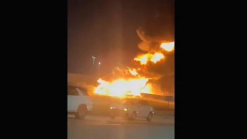 "حريق الشرقية" بسبب حادث ناقلة وقود.. ولا إصابات