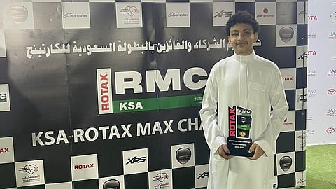 عبدالله أيمن كامل يضيف لقبًا جديدًا إلى إنجازاته في "الكارتنغ"