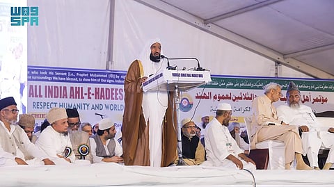 "علامة على إرادة الله بالعبد خيراً".. مشاركة فاعلة لـ"البعيجان" بمؤتمر "أهل الحديث" بالهند