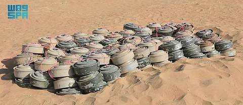 "مسام" ينتزع 895 لغمًا في اليمن خلال أسبوع