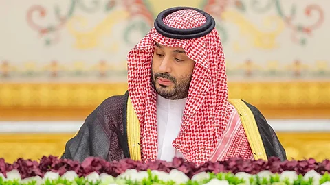 ولي العهد الأمير محمد بن سلمان خلال ترؤسه جلسة مجلس الوزراء