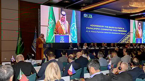 نيابة عن "الفيصل".. "بن جلوي" يفتتح عمومية الاتحاد الدولي للخماسي الحديث