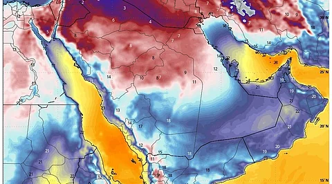 "الحصيني": موجة برد متوسطة إلى قوية على مناطق عدة بالسعودية أواخر الأسبوع المقبل