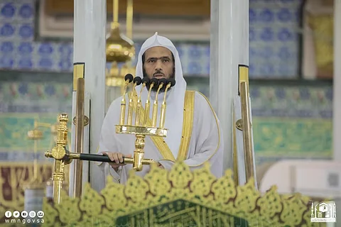 إمام وخطيب المسجد النبوي عبدالبارئ الثبيتي