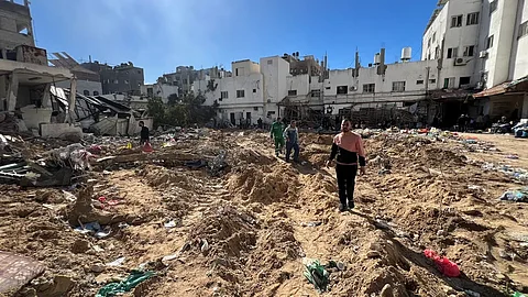 مستشفى كمال عدوان بعد الهجوم الإسرائيلي