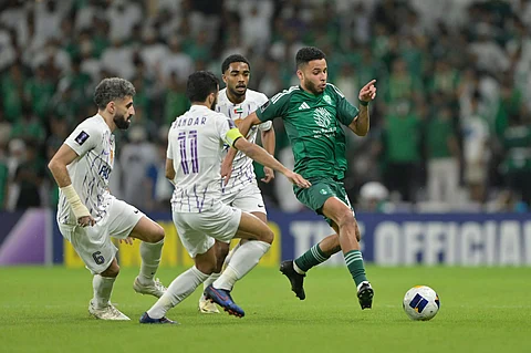 جانب من لقاء الأهلي والعين الإماراتي