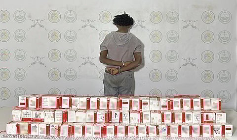 حرس الحدود يحبط تهريب 67800 قرصًا محظورًا بعسير و90 كجم قات بجازان