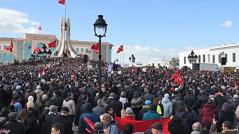 احتجاجات للمعلمين في تونس بعد انتحار زميل لهم- أرشيف