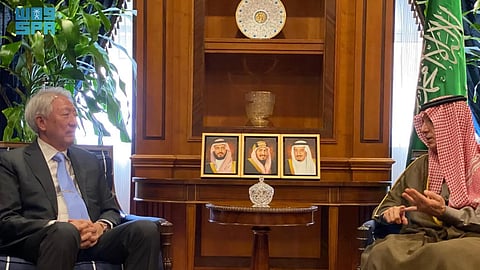 "الجبير" يستقبل كبير الوزراء والوزير المنسق للأمن القومي السنغافوري