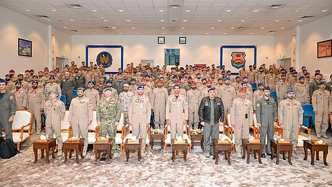انطلاق مناورات التمرين الجوي المختلط "طويق 4" في قاعدة الأمير سلطان الجوية بالقطاع الأوسط