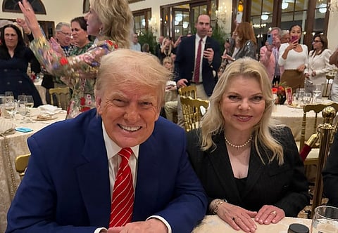 "ترامب" يتناول العشاء مع زوجة "نتنياهو" في فلوريدا