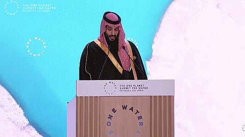 ولي العهد يفتتح قمة "المياه الواحدة".. ويؤكد: العالم يواجه تحديات وأزمات متزايدة في قطاع المياه