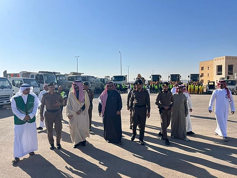 "القرني" يطلع على جاهزية الجهات المشاركة في مواجهة أخطار السيول بضرماء