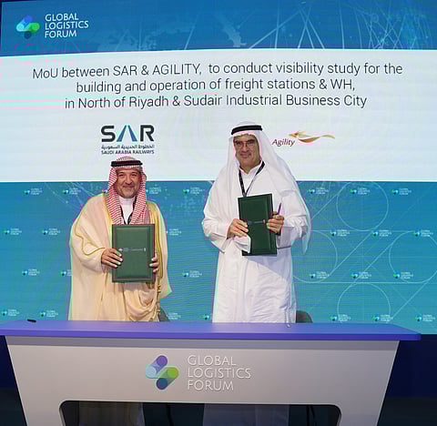 أجيليتي تعزز حضورها في المملكة من خلال توسعة المجمع اللوجستي في الرياض وتوقيع مذكرة تفاهم مع شركة الخطوط الحديدية السعودية
