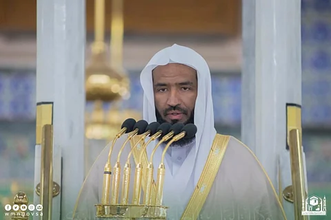 إمام وخطيب المسجد النبوي عبدالله بن عبدالرحمن البعيجان