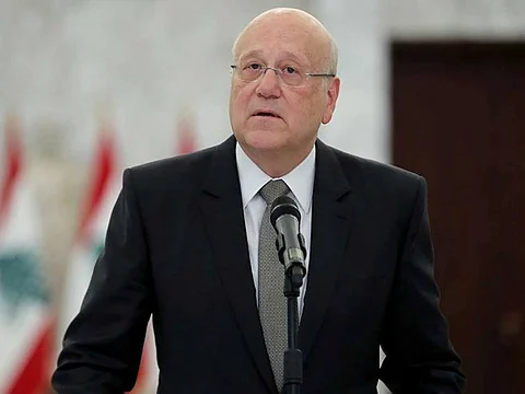 رئيس حكومة تصريف الأعمال في لبنان نجيب ميقاتي