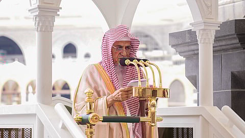 إمام وخطيب المسجد الحرام صالح بن حميد