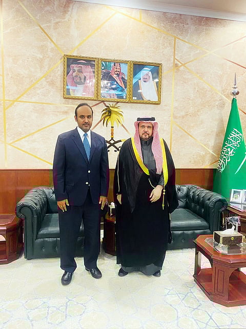 محافظ الدوادمي يستقبل مدير محطة الخطوط السعودية المكلف بالمطار