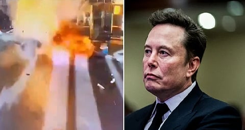 "لا علاقة به بالشاحنة".. "ماسك" يكشف سبب انفجار "تسلا سايبرتراك" أمام فندق ترامب