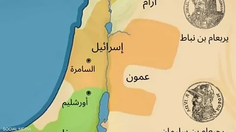 الخريطة الإسرئيلية المزعومة
