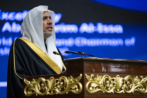 معالي أمين عام رابطة العالم الإسلامي خلال كلمته في ختام المؤتمر وإطلاق "إعلان إسلام آباد"