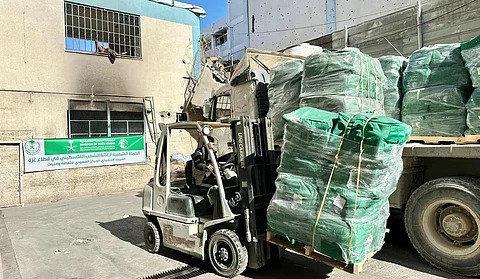 وصول قوافل سعودية جديدة لإغاثة العائدين إلى شمال قطاع غزة