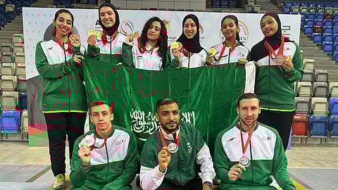 بـ 60 ميدالية.. المبارزة السعودية الأولى عربيًا