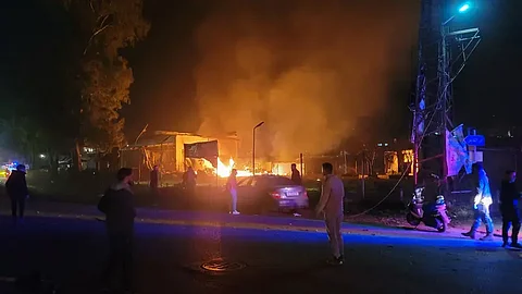 أرشيفية لغارة شنتها إسرائيلي مساء الثلاثاء على النبطية